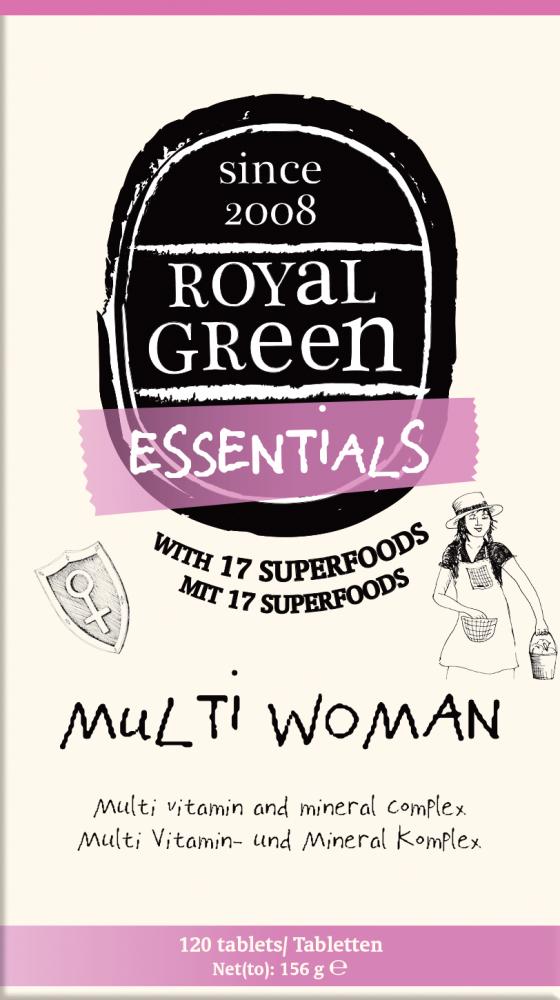 Royal Green Multi Woman