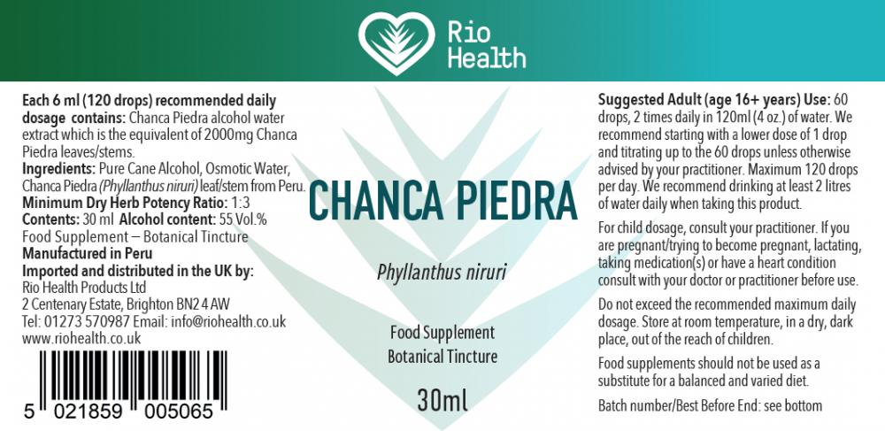 Rio Health Chanca Piedra 30ml