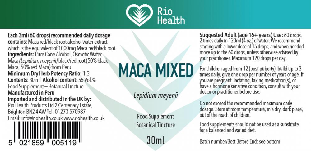 Rio Health Maca Mixed 30ml