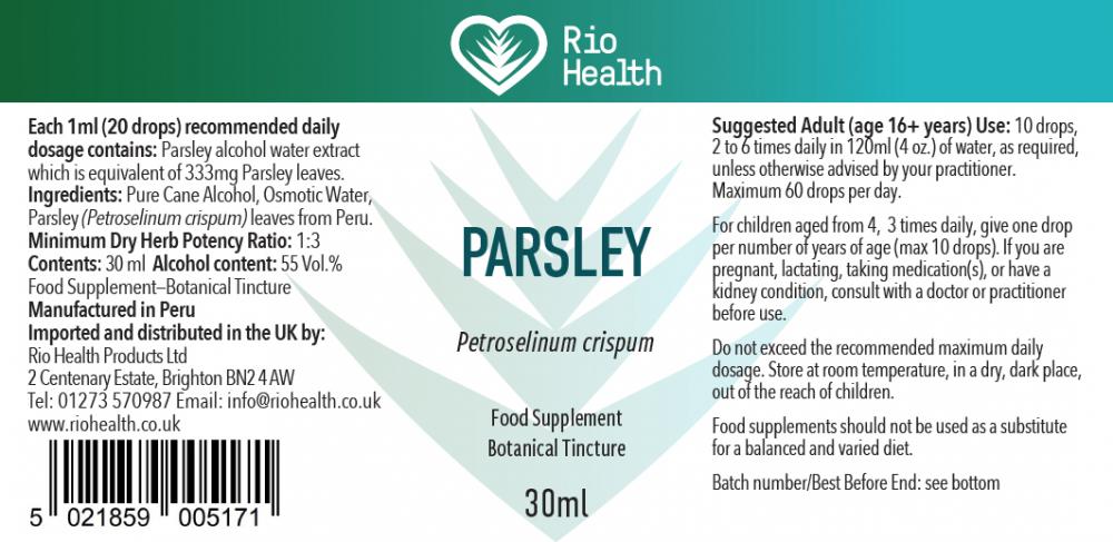 Rio Health Parsley 30ml