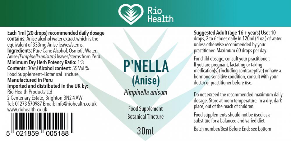 Rio Health P'nella (Anise) 30ml
