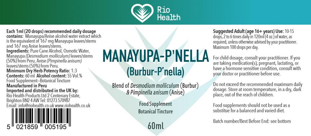 Rio Health Manayupa-P'nella (Burbur-P'nella) 60ml