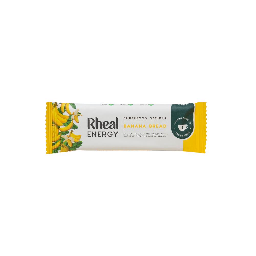 Rheal Superfoods Energy Superfood Oat Bar Banana Bread 50g SINGLE