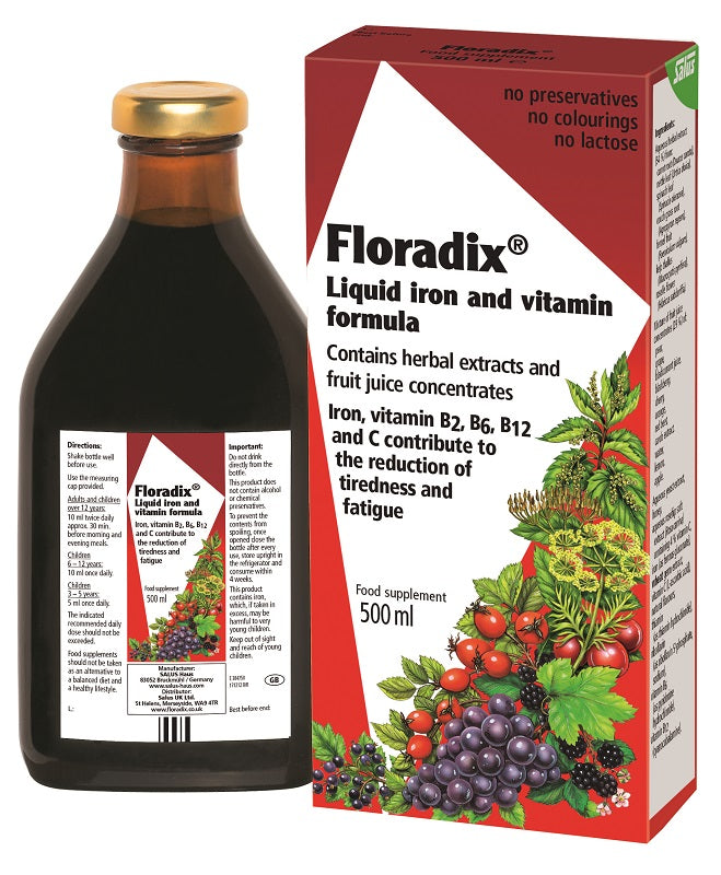 Salus Floradix Liquid Iron & Vitamin Formula