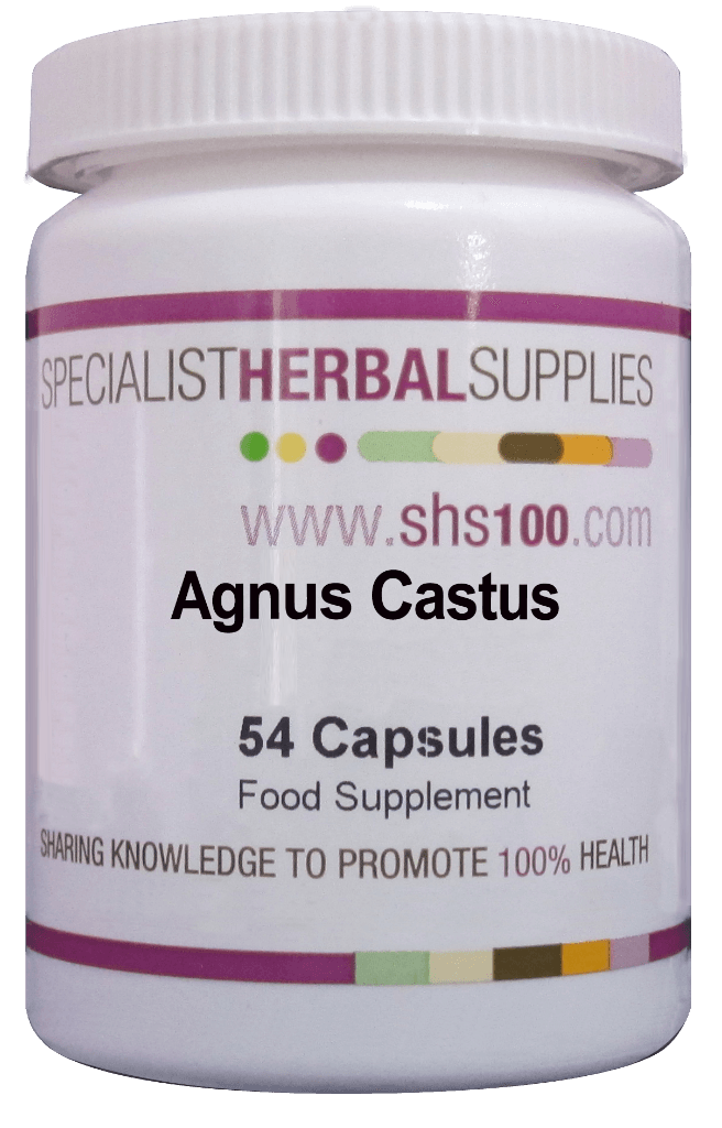 Specialist Herbal Supplies (SHS) Agnus Castus Capsules 54's - Approved Vitamins