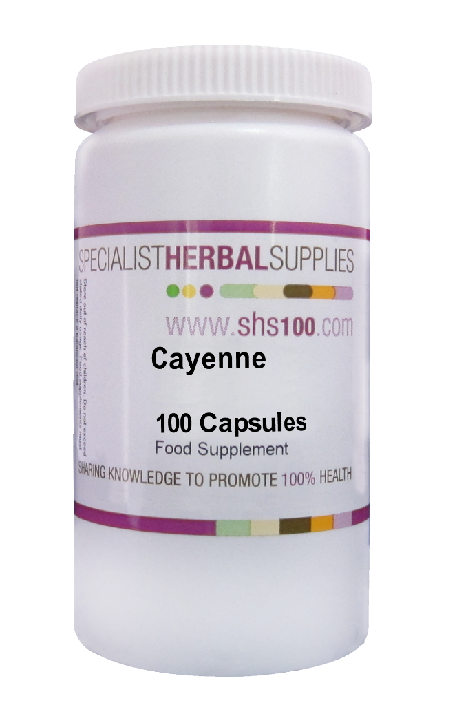 Specialist Herbal Supplies (SHS) Cayenne Capsules