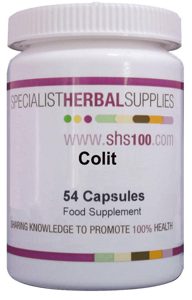 Specialist Herbal Supplies (SHS) Colit Capsules 54's - Approved Vitamins