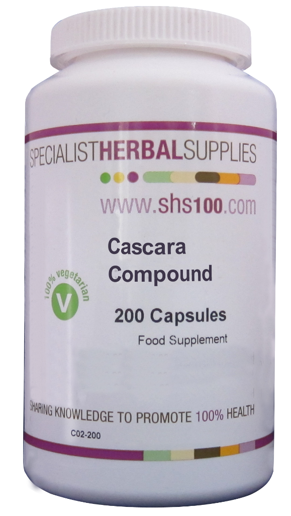 Specialist Herbal Supplies (SHS) Cascara Compound Capsules