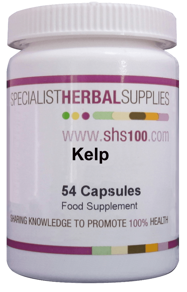 Specialist Herbal Supplies (SHS) Kelp Capsules 54's - Approved Vitamins