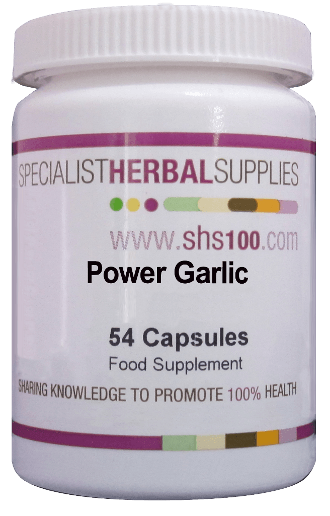 Specialist Herbal Supplies (SHS) Power Garlic Capsules 54's - Approved Vitamins