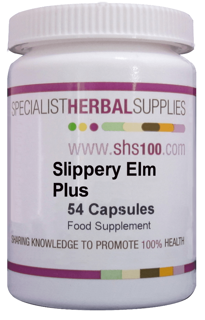 Specialist Herbal Supplies (SHS) Slippery Elm Plus 54's - Approved Vitamins