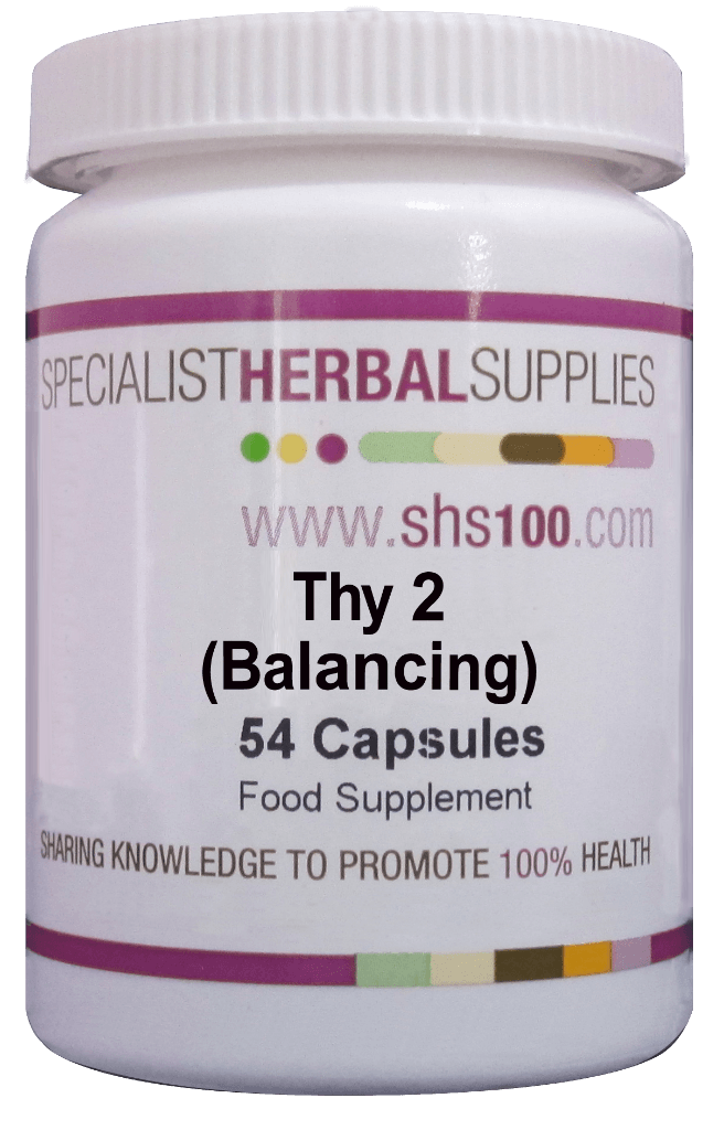 Specialist Herbal Supplies (SHS) Thy-2 (Balancing) Capsules 54's - Approved Vitamins