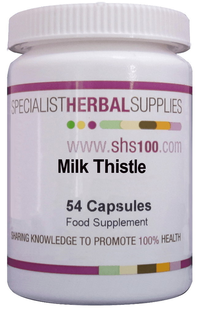 Specialist Herbal Supplies (SHS) Milk Thistle Capsules 54's - Approved Vitamins