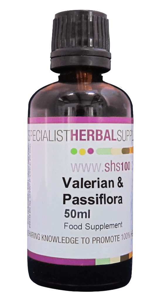 Specialist Herbal Supplies (SHS) Valerian & Passiflora Drops 50ml - Approved Vitamins