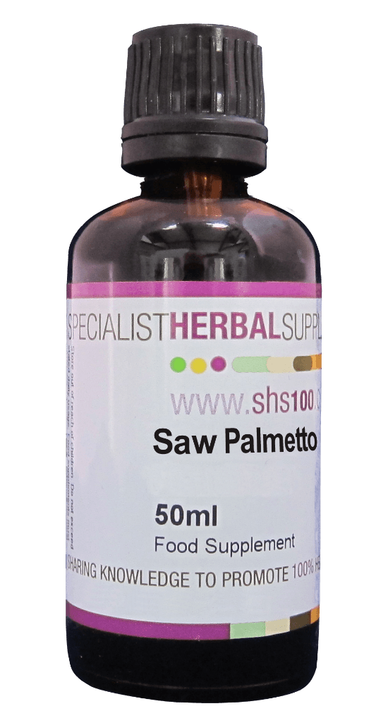 Specialist Herbal Supplies (SHS) Saw Palmetto Drops 50ml - Approved Vitamins