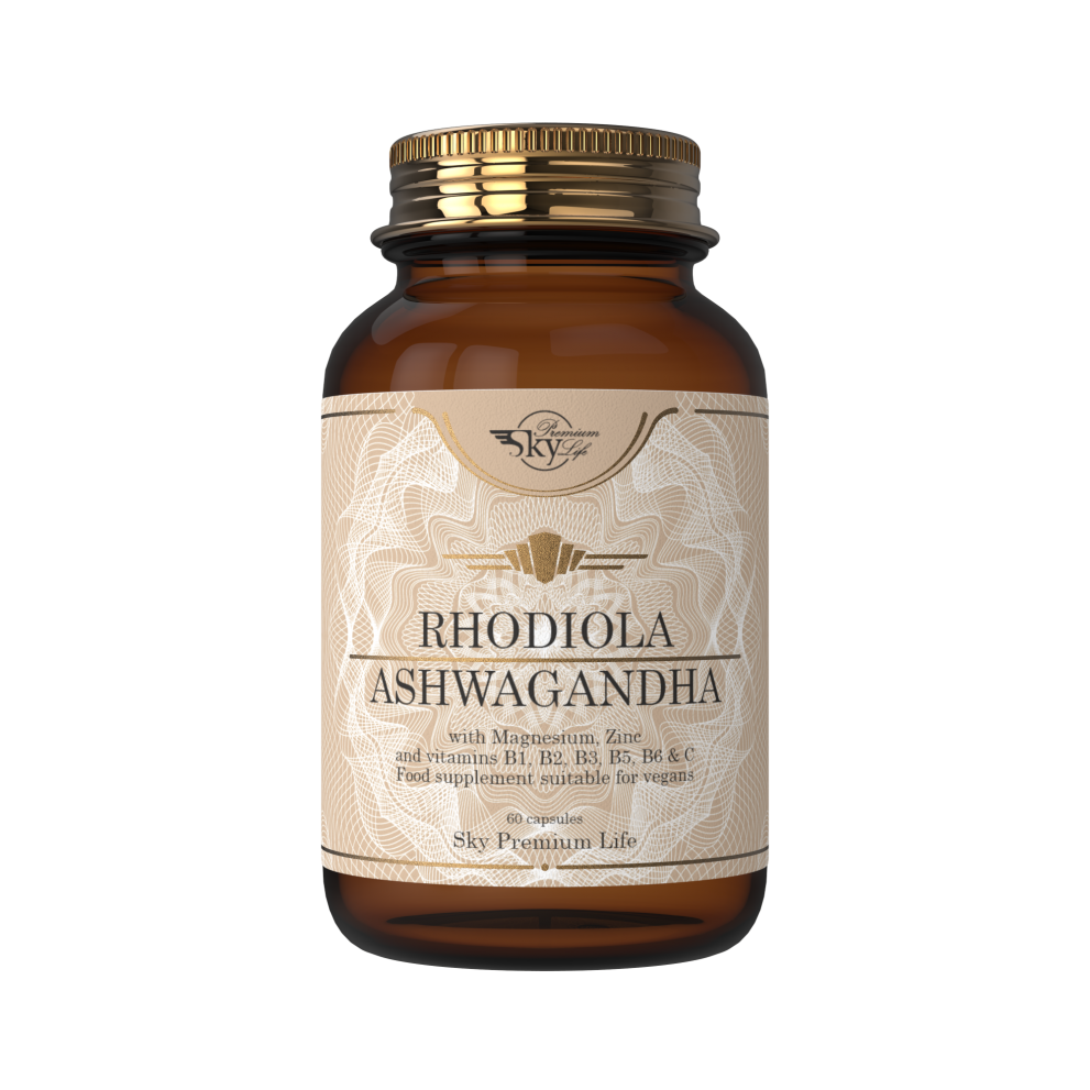 Sky Premium Life Rhodiola Ashwagandha 60's