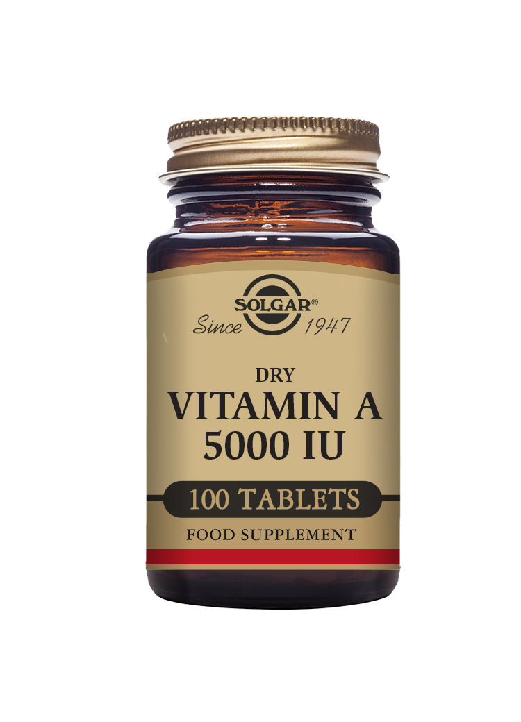 Solgar Dry Vitamin A 5000iu 100's