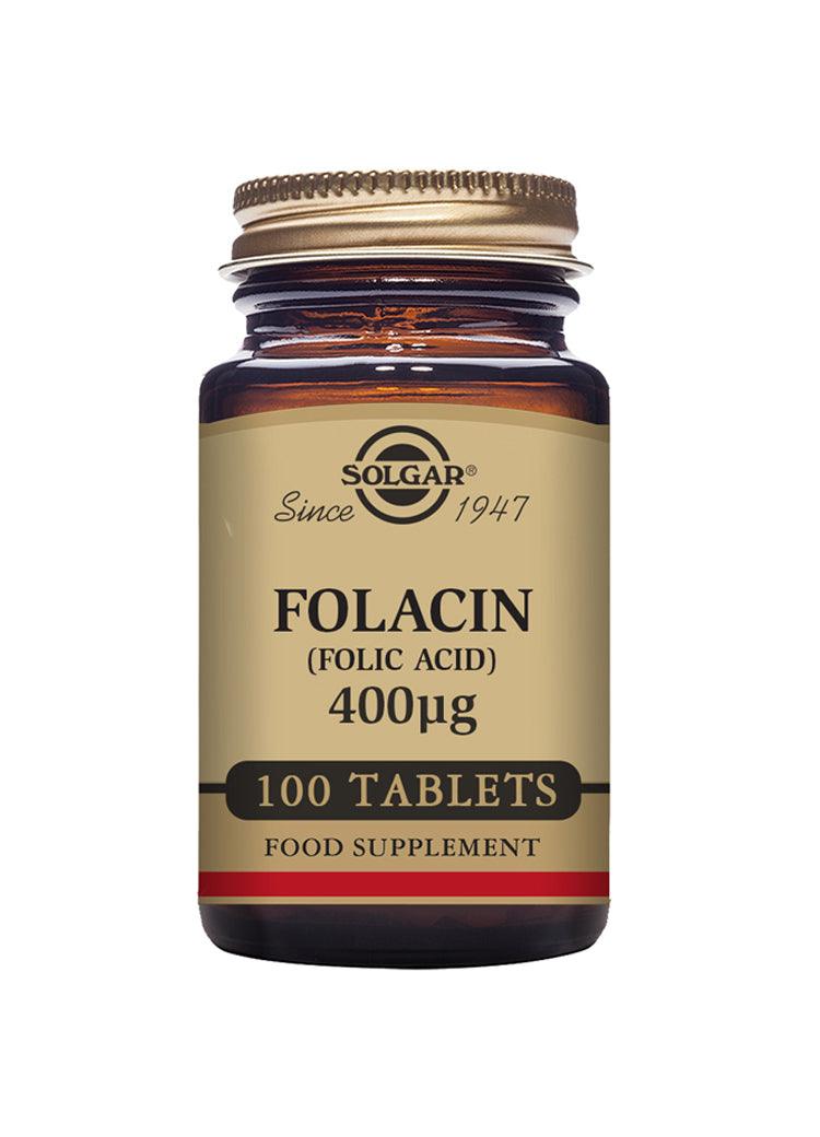 Solgar Folacin (Folic Acid) 400ug 100's - Approved Vitamins