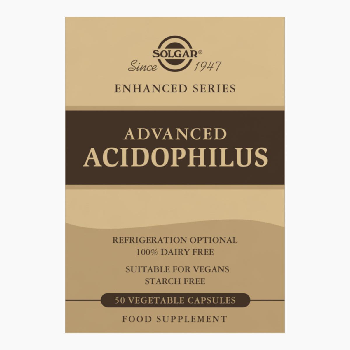 Solgar Advanced Acidophilus 100% Dairy Free 50's - Approved Vitamins