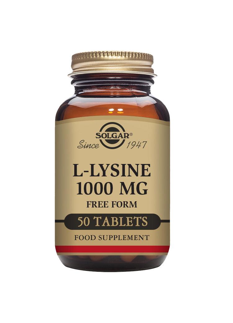 Solgar L-Lysine 1000mg 50's - Approved Vitamins