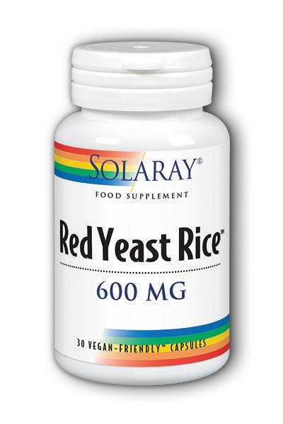 Solaray Red Yeast Rice 600mg 30's - Approved Vitamins