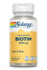 Solaray Biotin 5000ug Timed-Release 60's