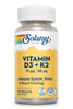Solaray Vitamin D3 + K2 75ug 50ug 120's