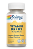 Solaray Vitamin D3 + K2 75ug 50ug 60's