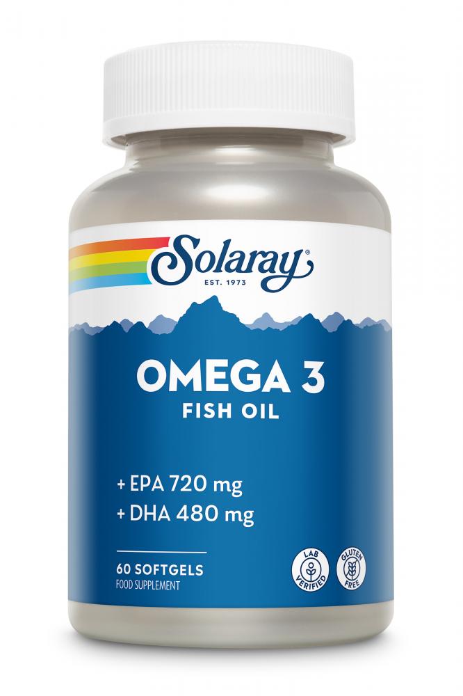 Solaray Omega 3 Fish Oil 60's