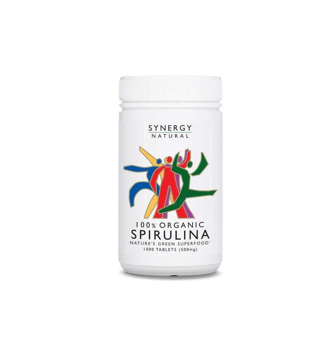 Synergy Natural Spirulina 500mg (100% Organic)