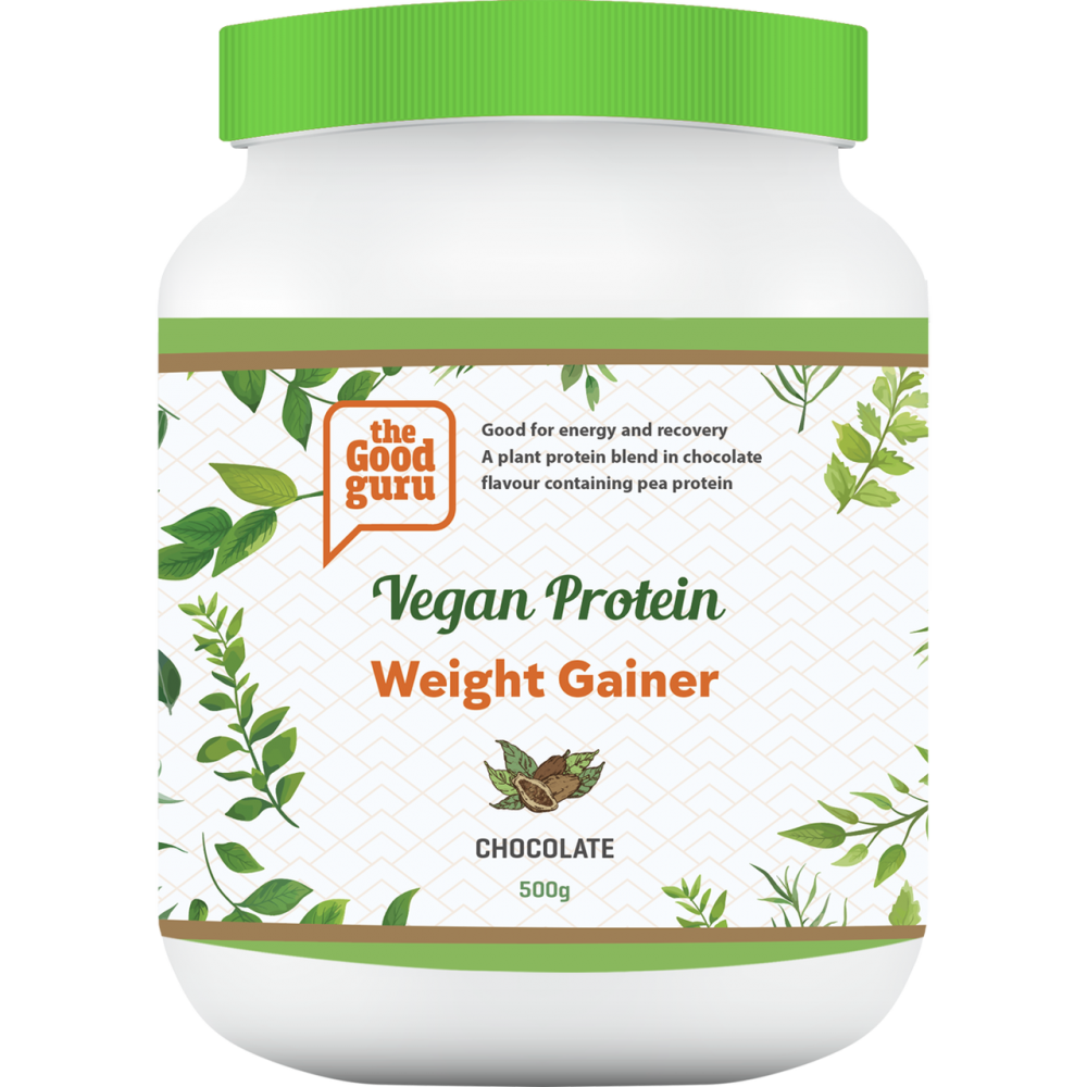 the Good guru Vegan Protein Weight Gainer Chocolate 500g