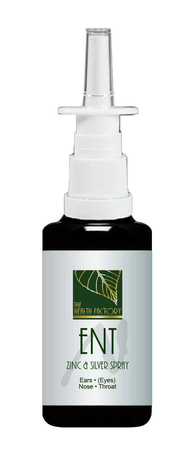 The Health Factory ENT Zinc & Silver Spray 15ml - Approved Vitamins