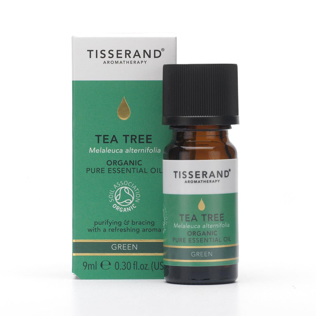 Tisserand Tea Tree Organic Pure Essential Oil 9ml - Approved Vitamins
