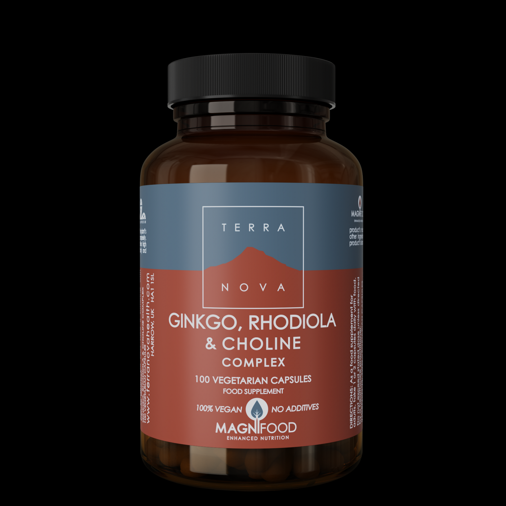 Terranova Ginkgo, Rhodiola & Choline Complex