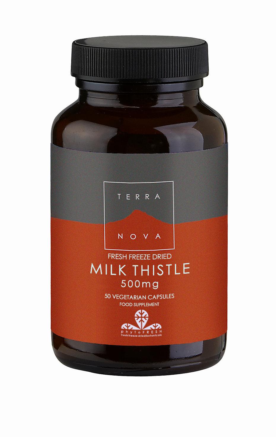 Terranova Milk Thistle 500mg  50's - Approved Vitamins