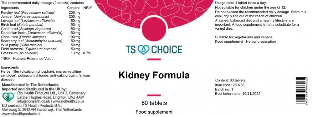 TS Choice Kidney Formula 60's