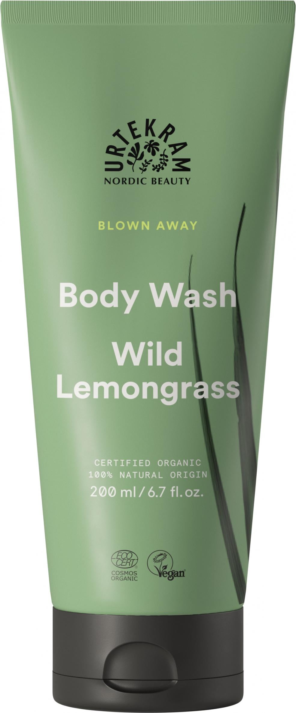 Urtekram Body Wash Wild Lemongrass 200ml