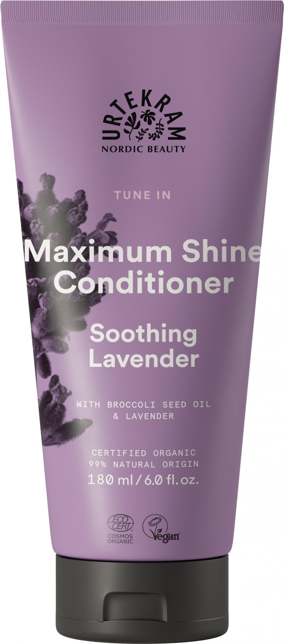 Urtekram Maximum Shine Conditioner Soothing Lavender 180ml