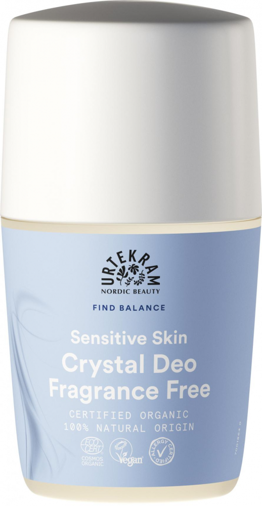 Urtekram Sensitive Skin Crystal Deo Fragrance Free 50ml