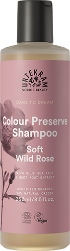 Urtekram Colour Preserve Shampoo Soft Wild Rose 250ml