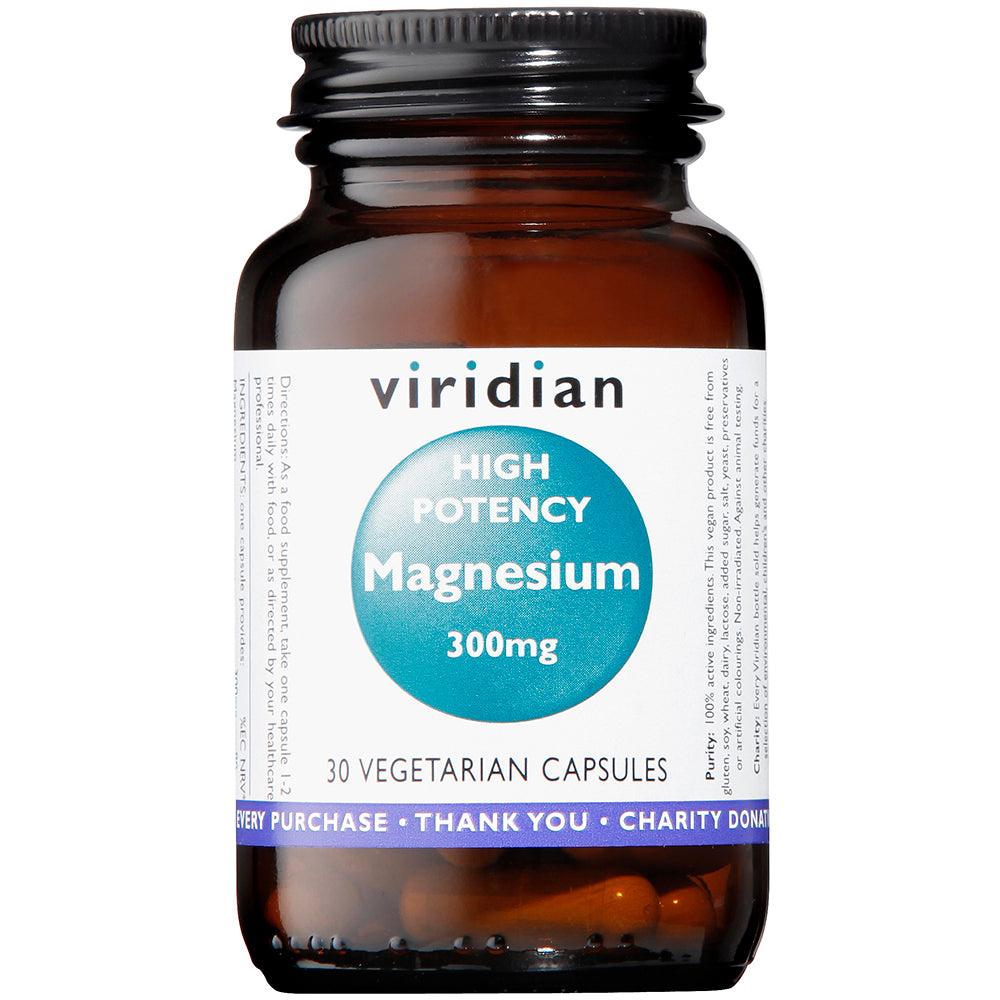 Viridian High Potency Magnesium 300mg 30's - Approved Vitamins
