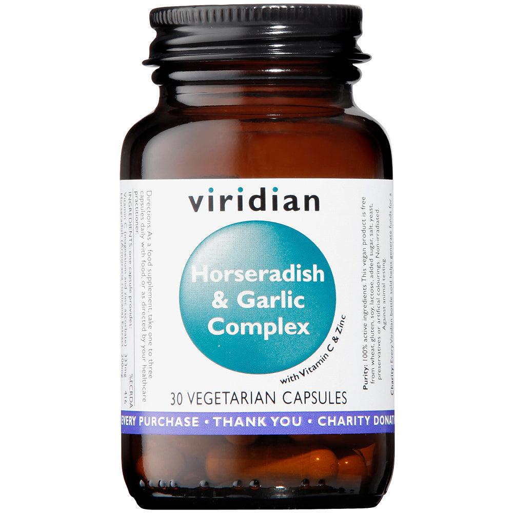 Viridian Horseradish & Garlic Complex 30's - Approved Vitamins