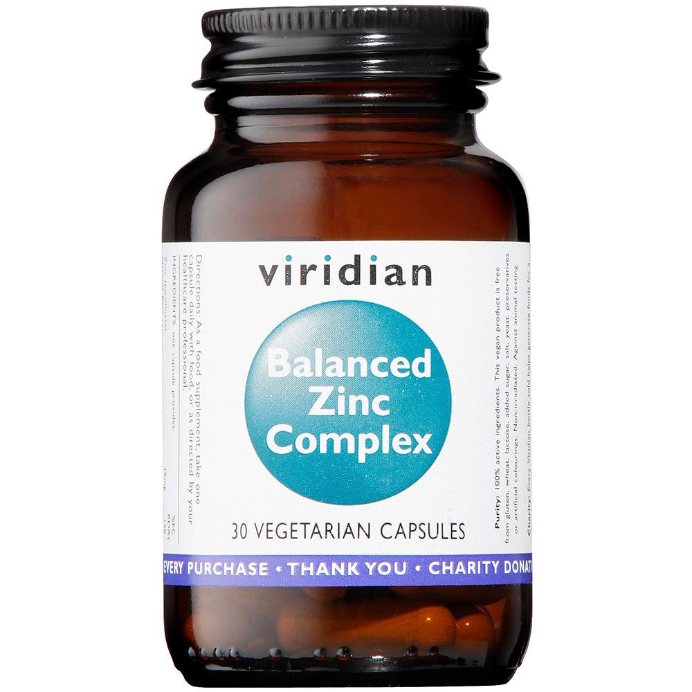 Viridian Balanced Zinc Complex 30's - Approved Vitamins