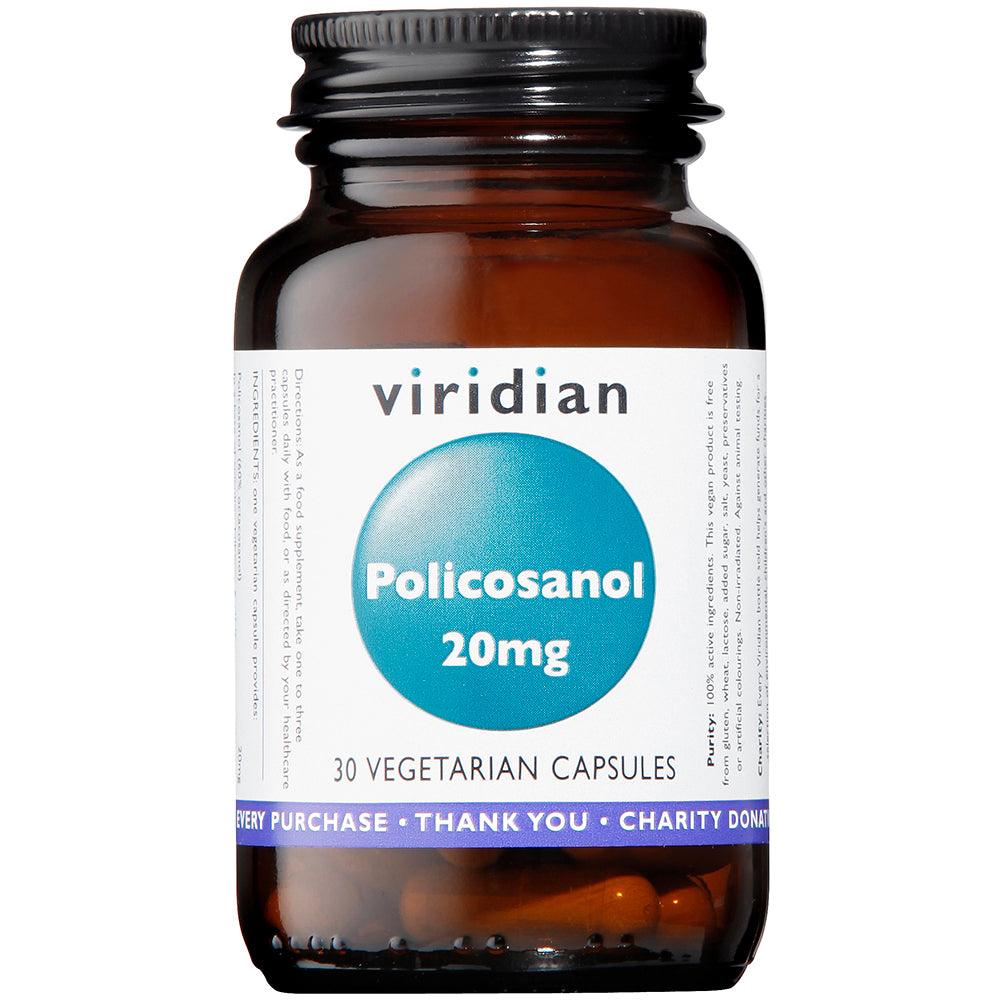 Viridian Policosanol 20mg 30's - Approved Vitamins