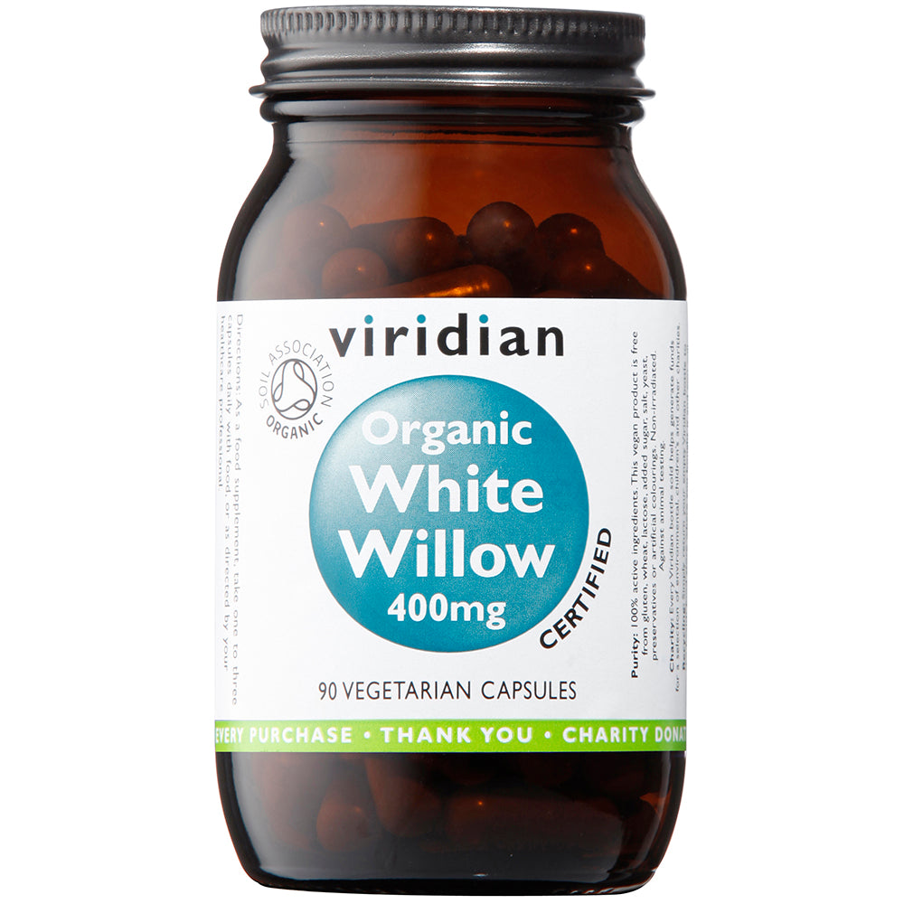 Viridian Organic White Willow 400mg