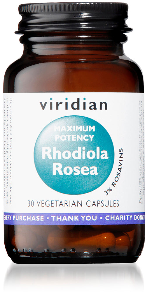 Viridian MAXIMUM POTENCY Rhodiola Rosea