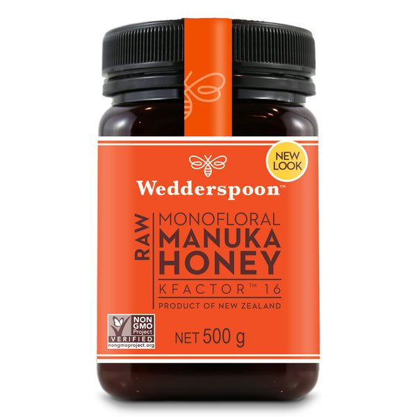 Wedderspoon Raw Monofloral Manuka Honey K Factor 16